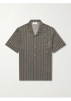 Mr P. - Wiggle Printed Shirt - Men - Green - XS