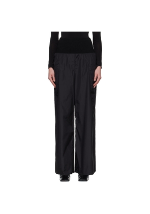 ALAÏA Black Nylon Track Pants