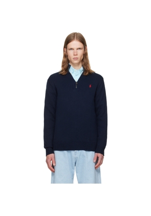 Polo Ralph Lauren Navy Half-Zip Sweater