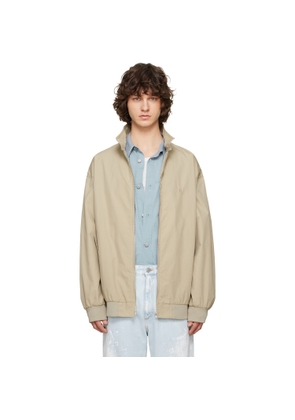 MM6 Maison Margiela Beige Sports Jacket