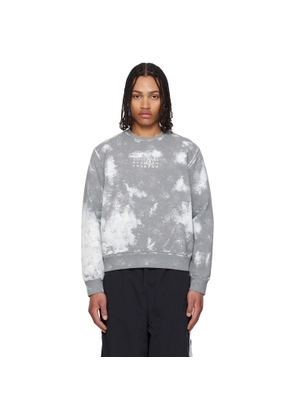 MM6 Maison Margiela Gray Paint Splatter Sweatshirt