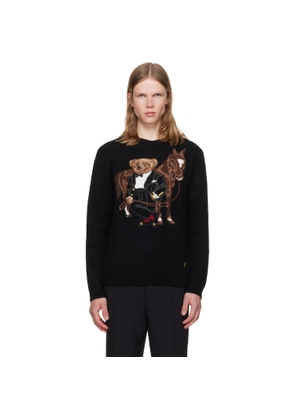 Polo Ralph Lauren Black Polo Bear & Horse Sweater