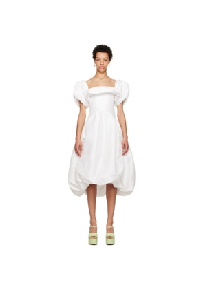 Kika Vargas SSENSE Exclusive White Reshma Midi Dress