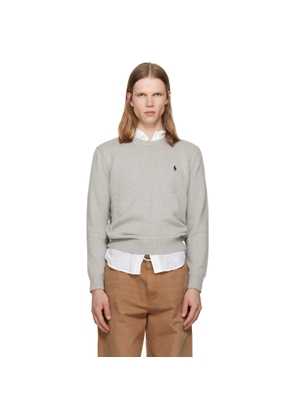 Polo Ralph Lauren Gray Polo Long Sleeve Sweater