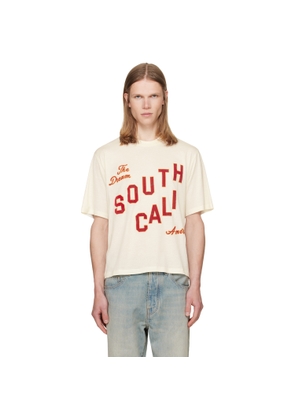 AMIRI White 'South Cali' Crop T-shirt