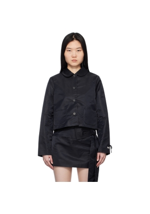 Sandy Liang Navy Shelby Jacket