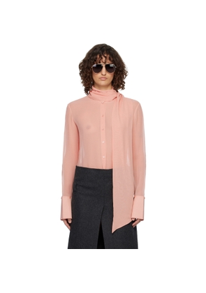 Acne Studios Pink Silk Shirt