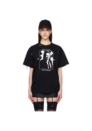 MATIÈRES FÉCALES Black Hannah T-shirt