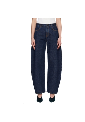 ALAÏA Blue Low Round Jeans