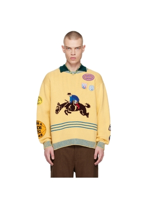 Bode Yellow Jockey Sweater