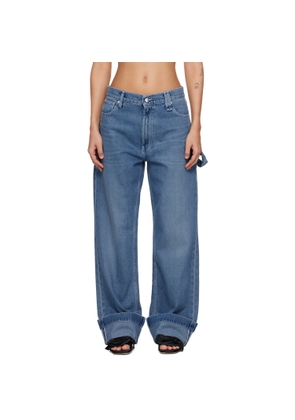 Simone Rocha Blue Straight Leg Jeans