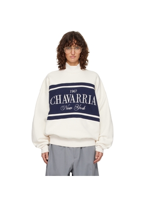 WILLY CHAVARRIA Off-White 'Chavarria' Stripe Gilroy Sweatshirt