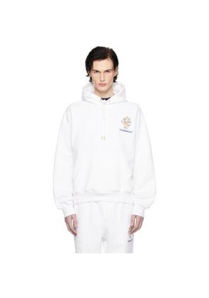 Casablanca White Diamond Column Hoodie