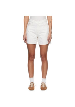 AMI Paris White 'Ami Paris Heritage' Denim Shorts