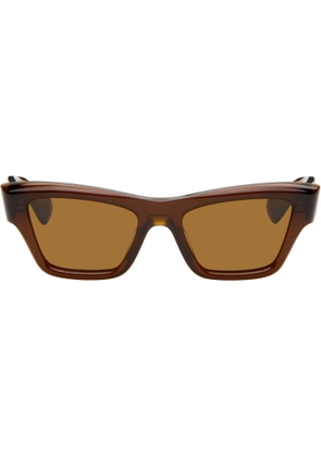 Jil Sander Brown Oliver Peoples 'Edition 3' Cat Eye Sunglasses