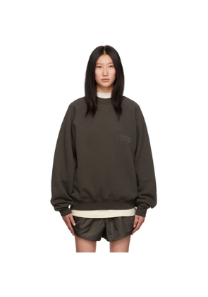 Fear of God ESSENTIALS Gray Crewneck Sweatshirt