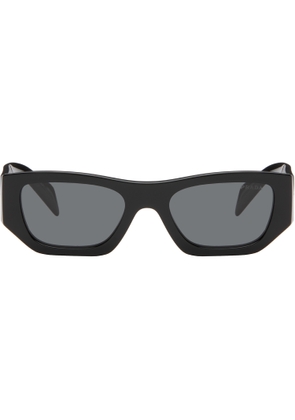 Prada Eyewear Black Pillow Cat Eye Acetate Sunglasses