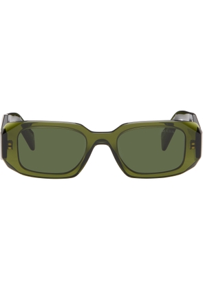Prada Eyewear Green 'Prada Symbole' Sunglasses