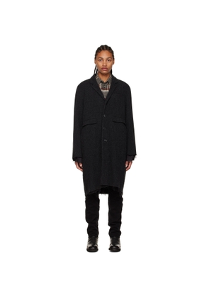Undercoverism Gray Frayed Coat