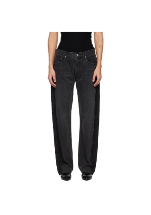 UNDERCOVER Black Lace Jeans