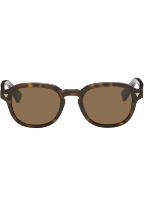 Bottega Veneta Brown Round Sunglasses