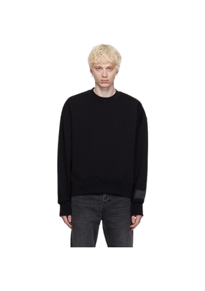 AMI Paris Black Crewneck Sweatshirt