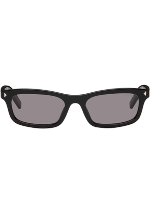 Prada Eyewear Black Rectangular Sunglasses