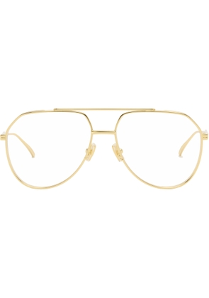 Bottega Veneta Gold Ribbon Glasses