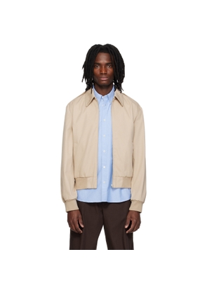A.P.C. Beige Miles Bomber Jacket