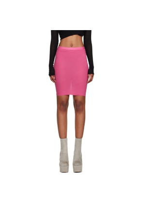 Rick Owens Pink Tube Miniskirt