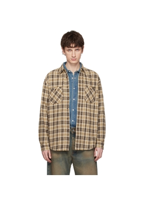 Nudie Jeans Brown Julian Worker Shirt