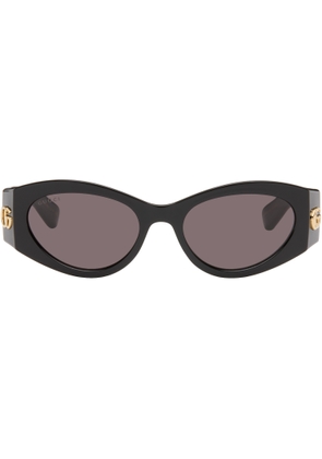 Gucci Black GG Corner Cat-Eye Sunglasses