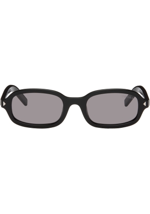 Prada Eyewear Black Rectangular Sunglasses