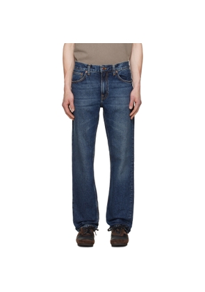 Nudie Jeans Navy Gritty Jackson Jeans
