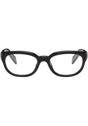Prada Eyewear Black Round Glasses
