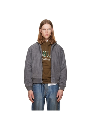 Polo Ralph Lauren Gray 'The Charleton' Suede Jacket