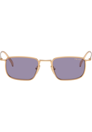 Prada Eyewear Gold PR D52S Sunglasses