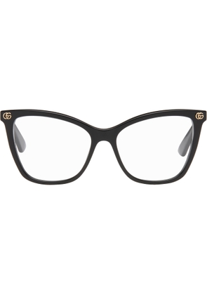 Gucci Black Light Acetate GG Cat Eye Glasses