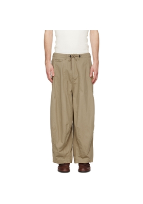 NEEDLES Khaki H.D. Military Trousers