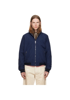 Polo Ralph Lauren Navy Nylon Bomber Jacket