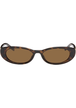 Gucci Brown G String Cat Eye Sunglasses