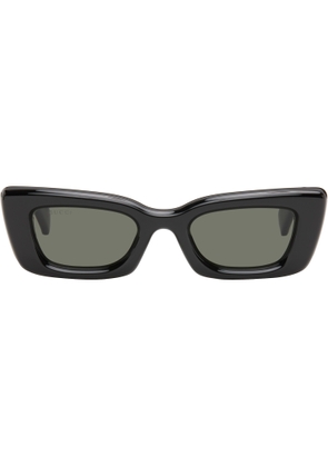 Gucci Black Cat-Eye Frame Sunglasses