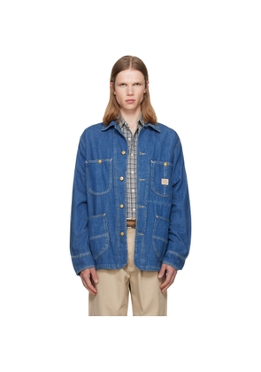 Polo Ralph Lauren Blue 'The Waldron' Denim Utility Jacket