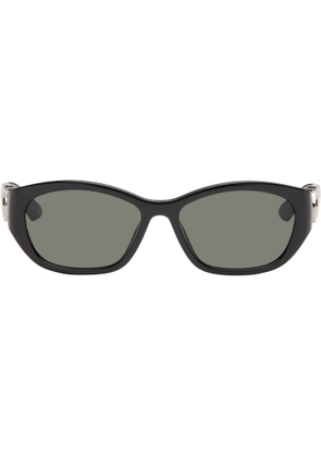 Gucci Black Hailey Round Sunglasses