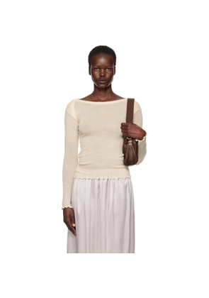 Baserange Beige Disc Long Sleeve T-shirt