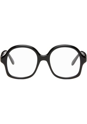 LOEWE Black Slim Oversized Glasses