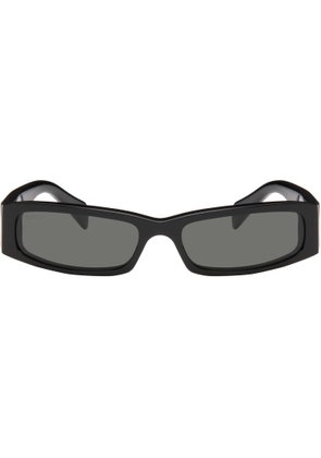Gucci Black Rectangular Squared Sunglasses