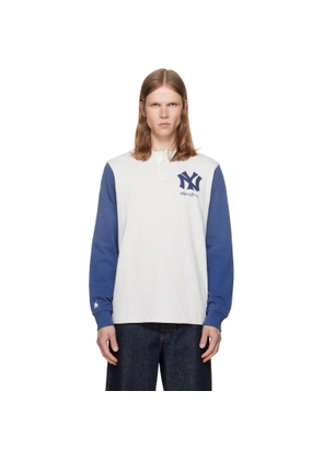 Polo Ralph Lauren Gray & Navy MLB Edition Yankees Henley