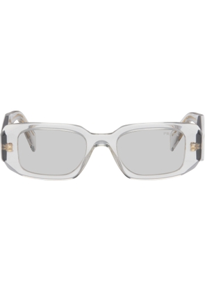 Prada Eyewear Gray 'Prada Symbole' Sunglasses