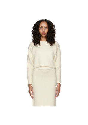 Missing You Already Off-White Cotton Sweater